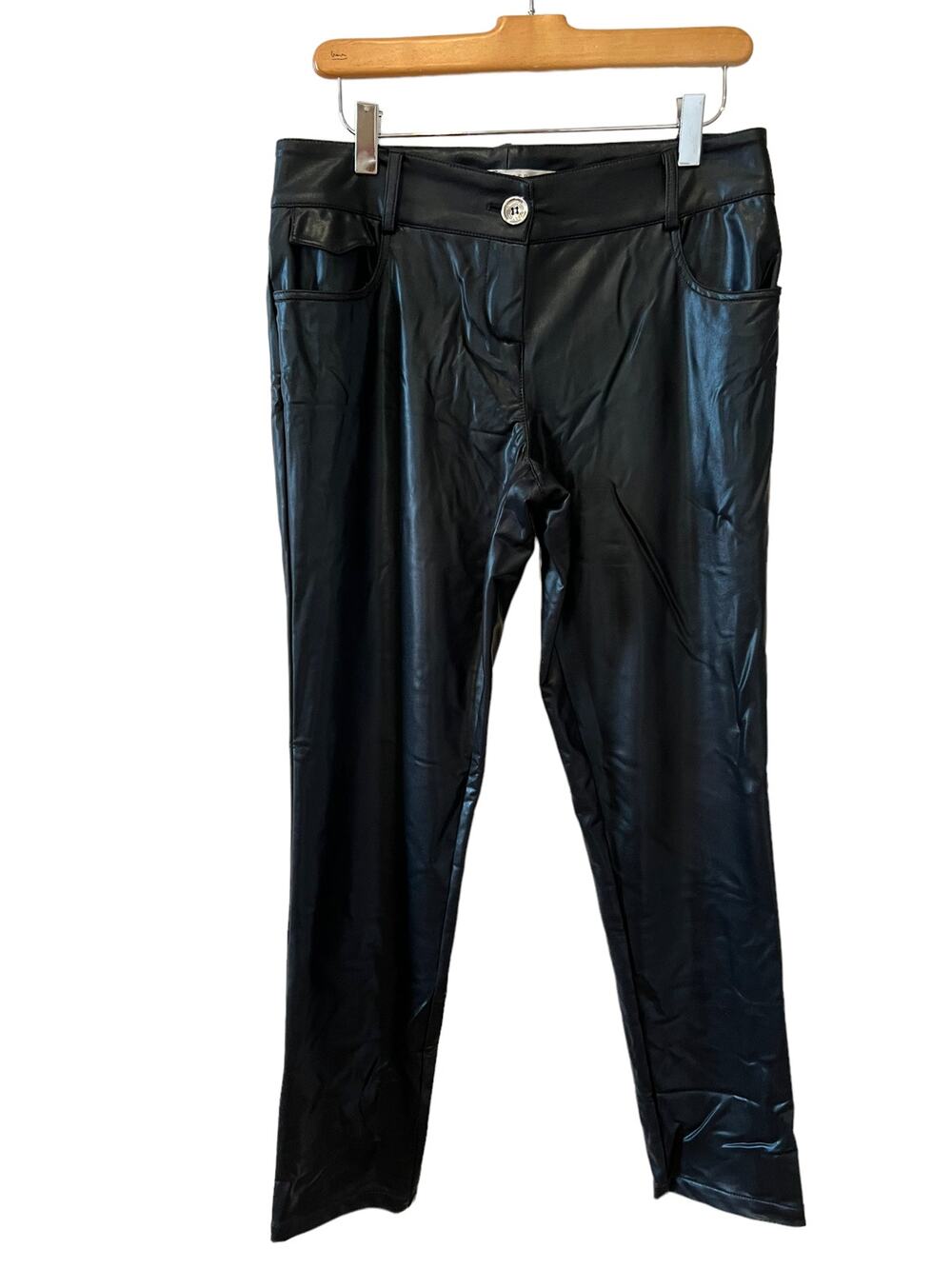 Walter Baker slinky Black Skinny Liquid Leather Pants